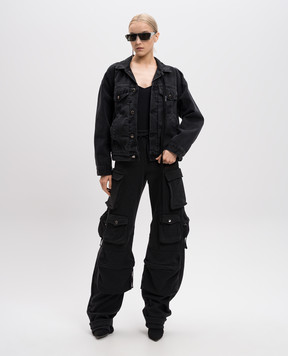 Ann Demeulemeester Marthe gray denim jacket B0010178FA039