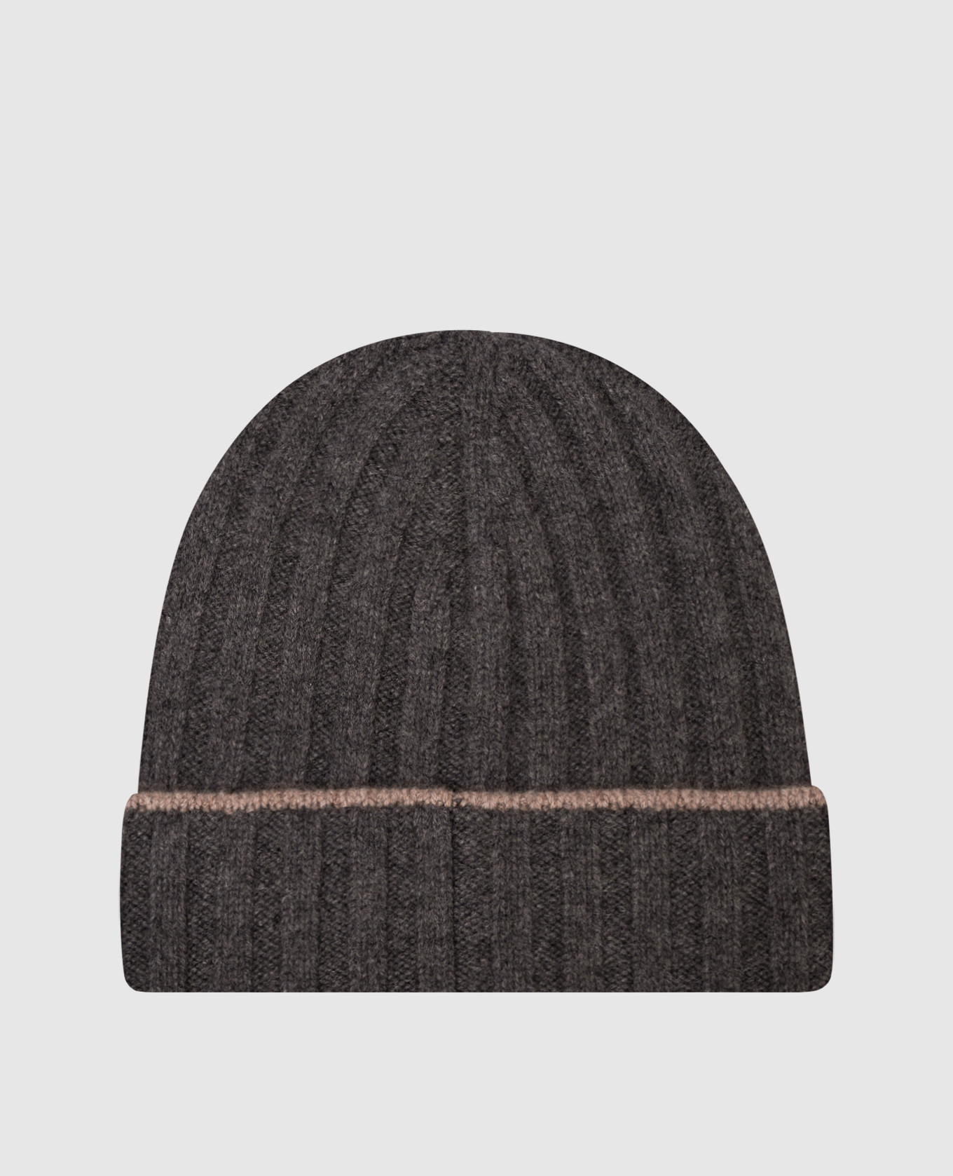 

Grey cashmere hat with fringe Brunello Cucinelli
