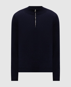 Cashmere&Whiskey Blue cashmere sweater MU8661312341R
