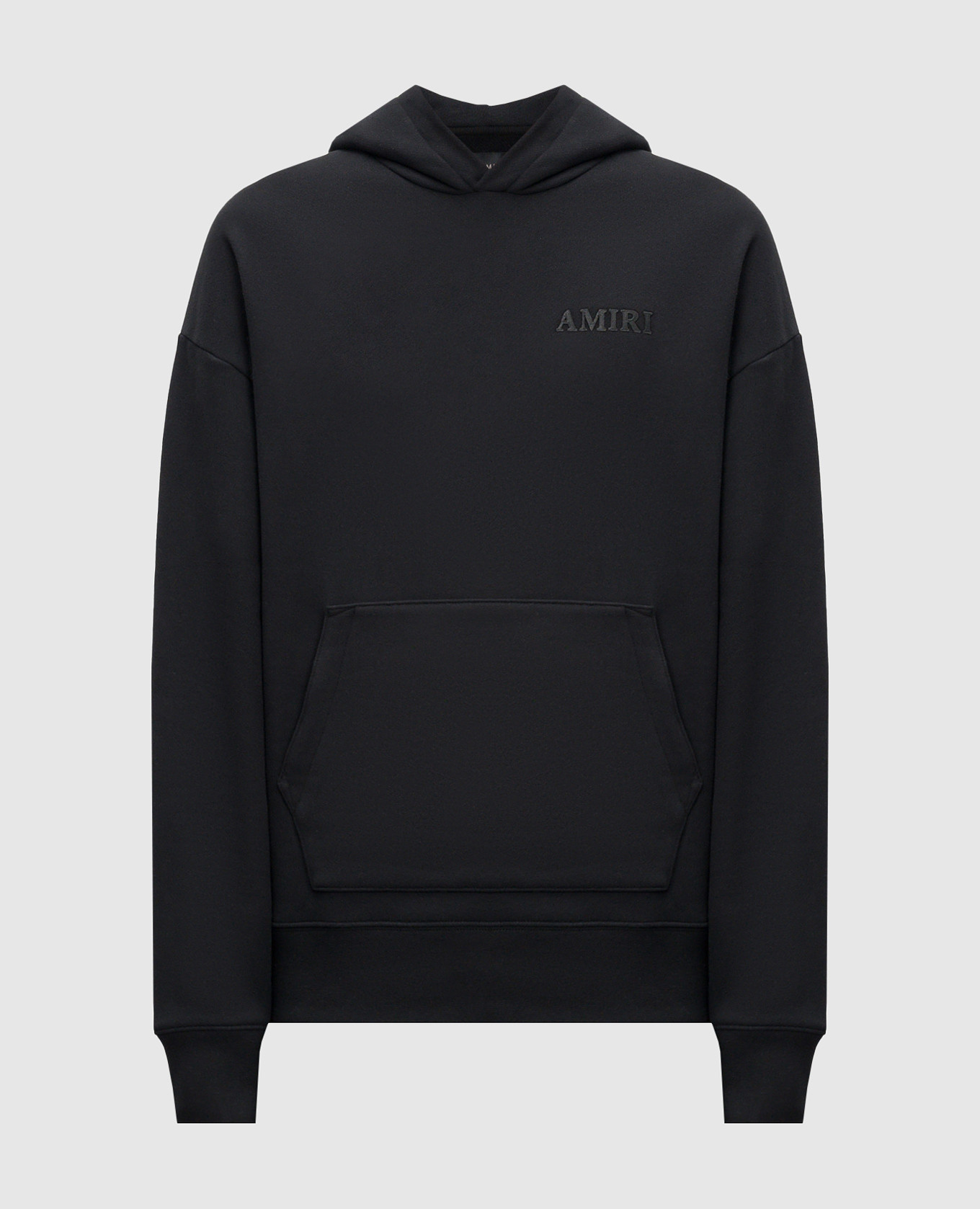 

Black hoodie with logo embroidery AMIRI
