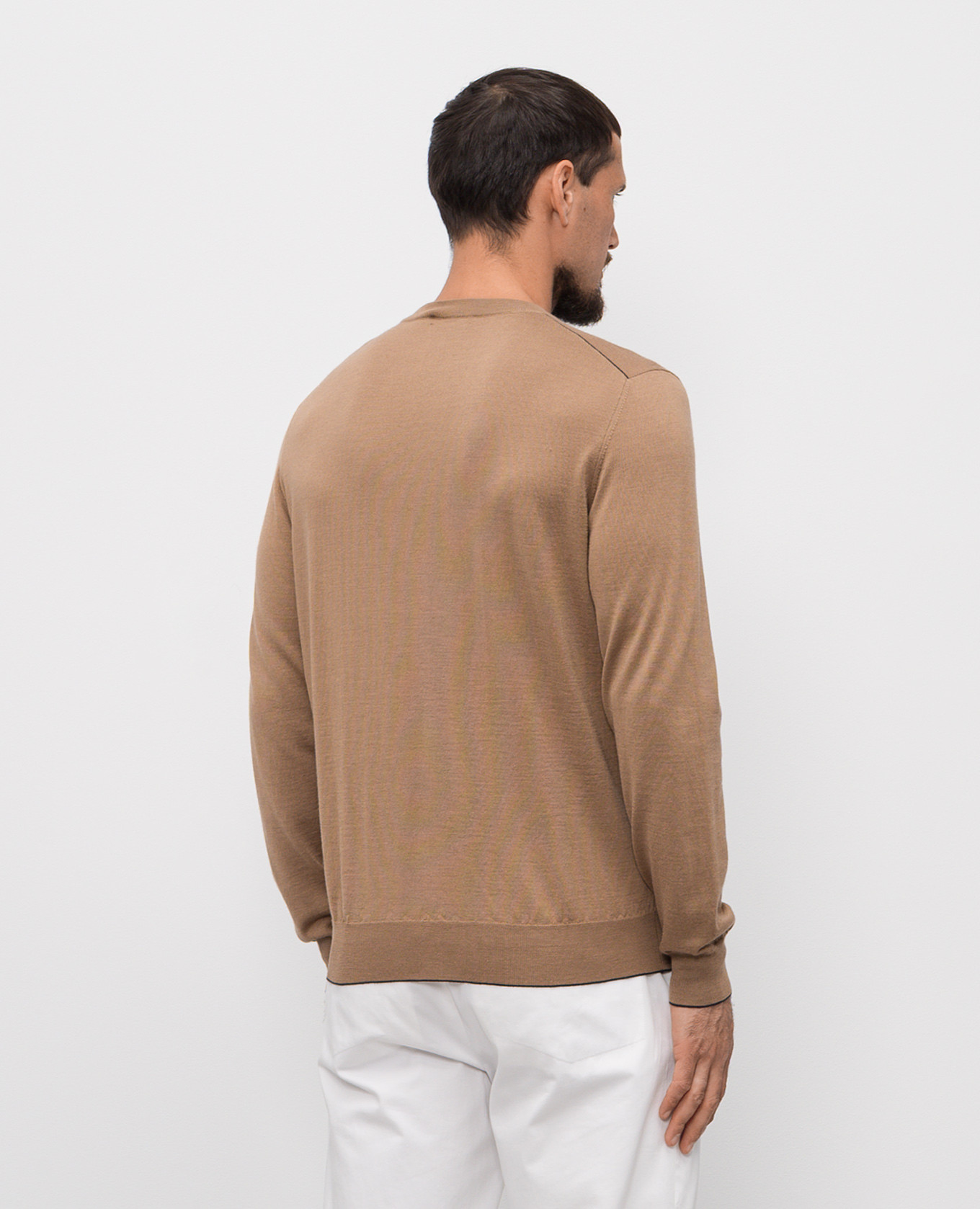 

Brown sweater made of wool, silk and cashmere Stefano Ricci