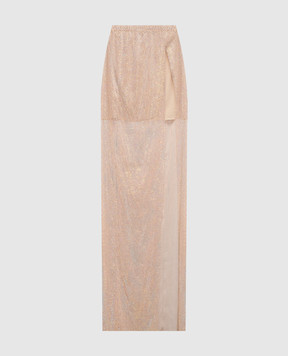 Santa Brands Pink maxi skirt with crystals MAXISKIRT