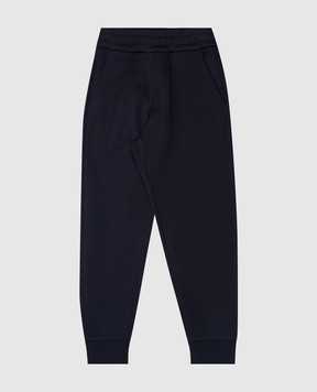 Moncler ENFANT Children's blue joggers with logo J29548H00008899PS1214