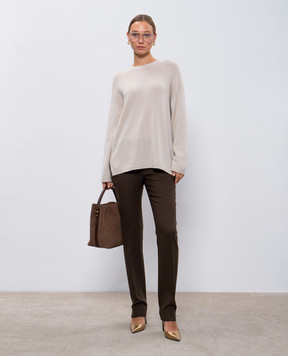 Allude Beige cashmere jumper 24511150