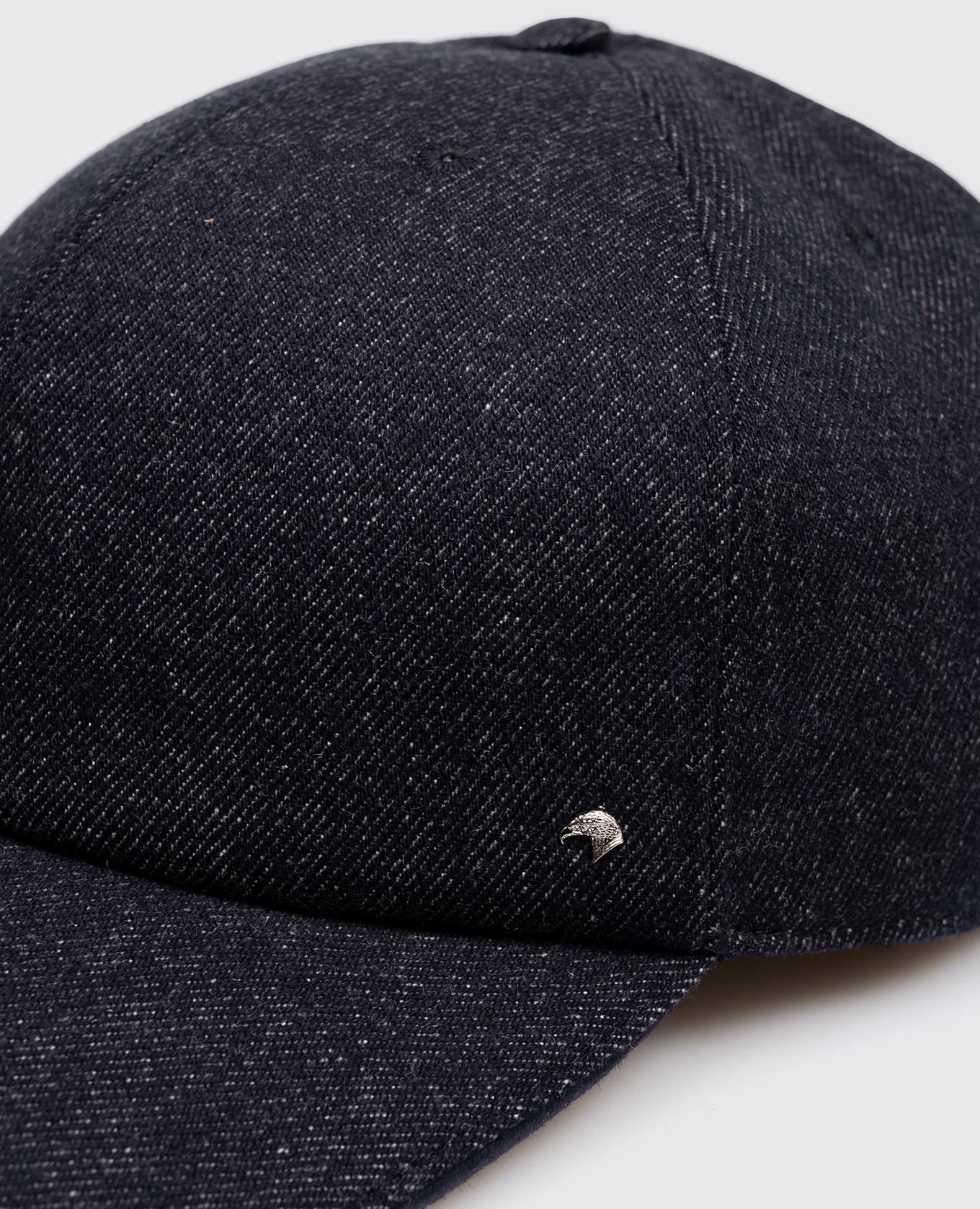 

Blue cashmere cap with emblem Stefano Ricci