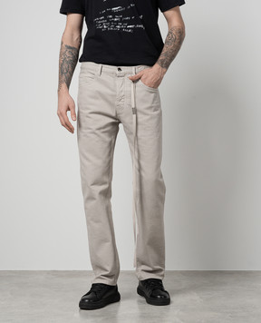 Ann Demeulemeester Govaart gray jeans 2401MTR42DFA038