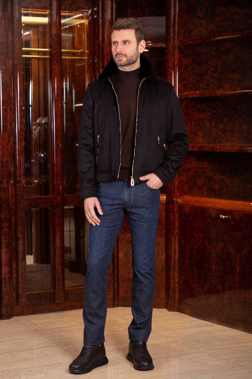 

Brown cashmere and silk jumper Stefano Ricci