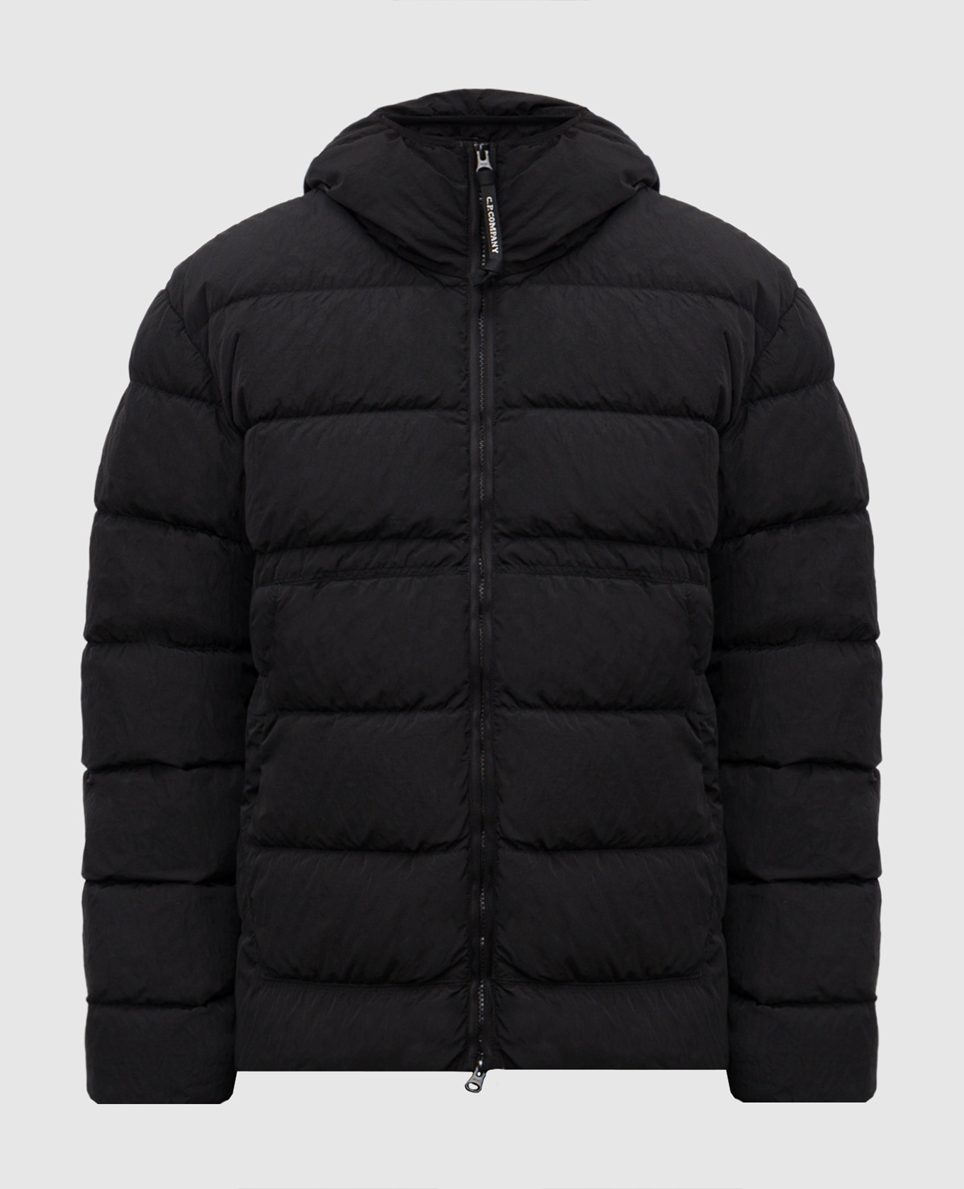 

Black quilted down jacket C.P. Company