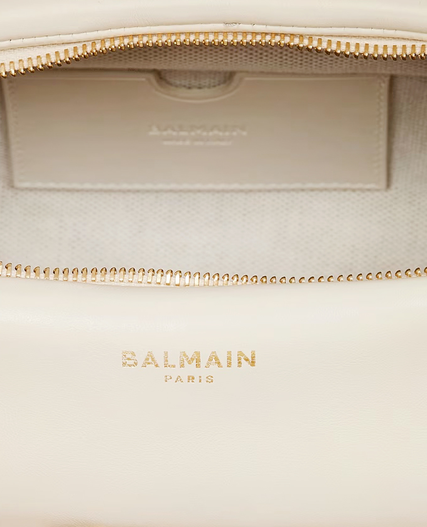 Black glossy leather Sync bag Balmain 4