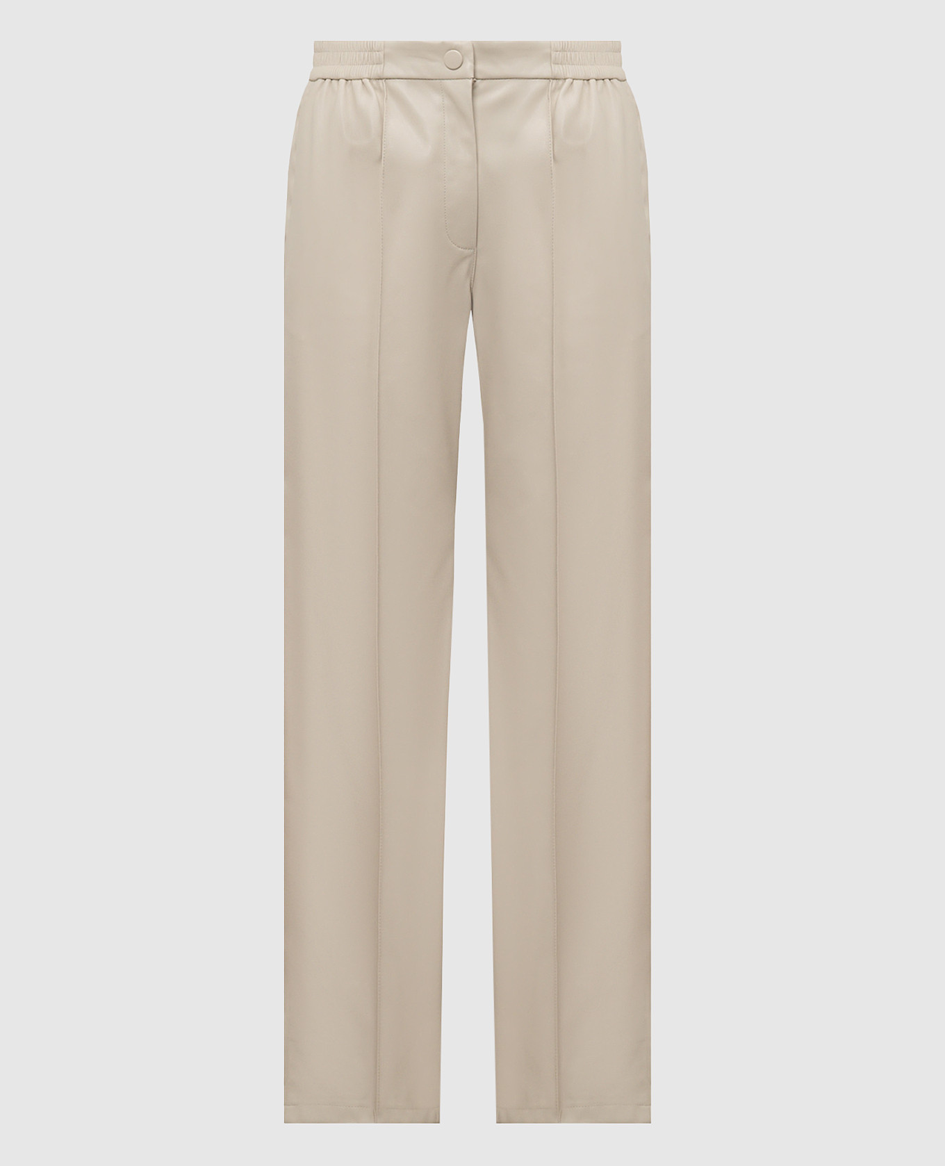 

Beige pants with a logo Twinset