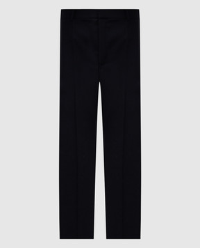 Saint Laurent Blue wool pants 844153Y5K32