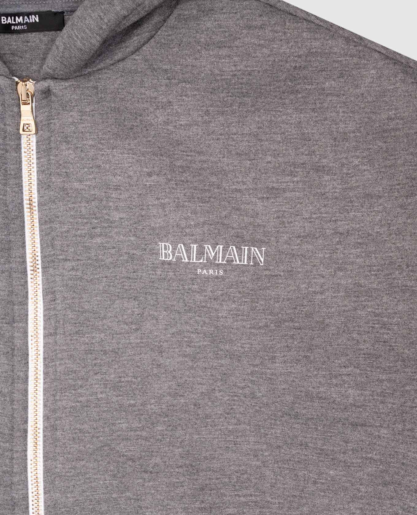 

Children's gray sports jacket with logo Balmain, Grey