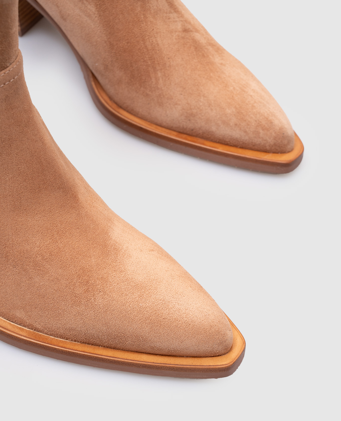 

Beige suede TATE boots Stuart Weitzman