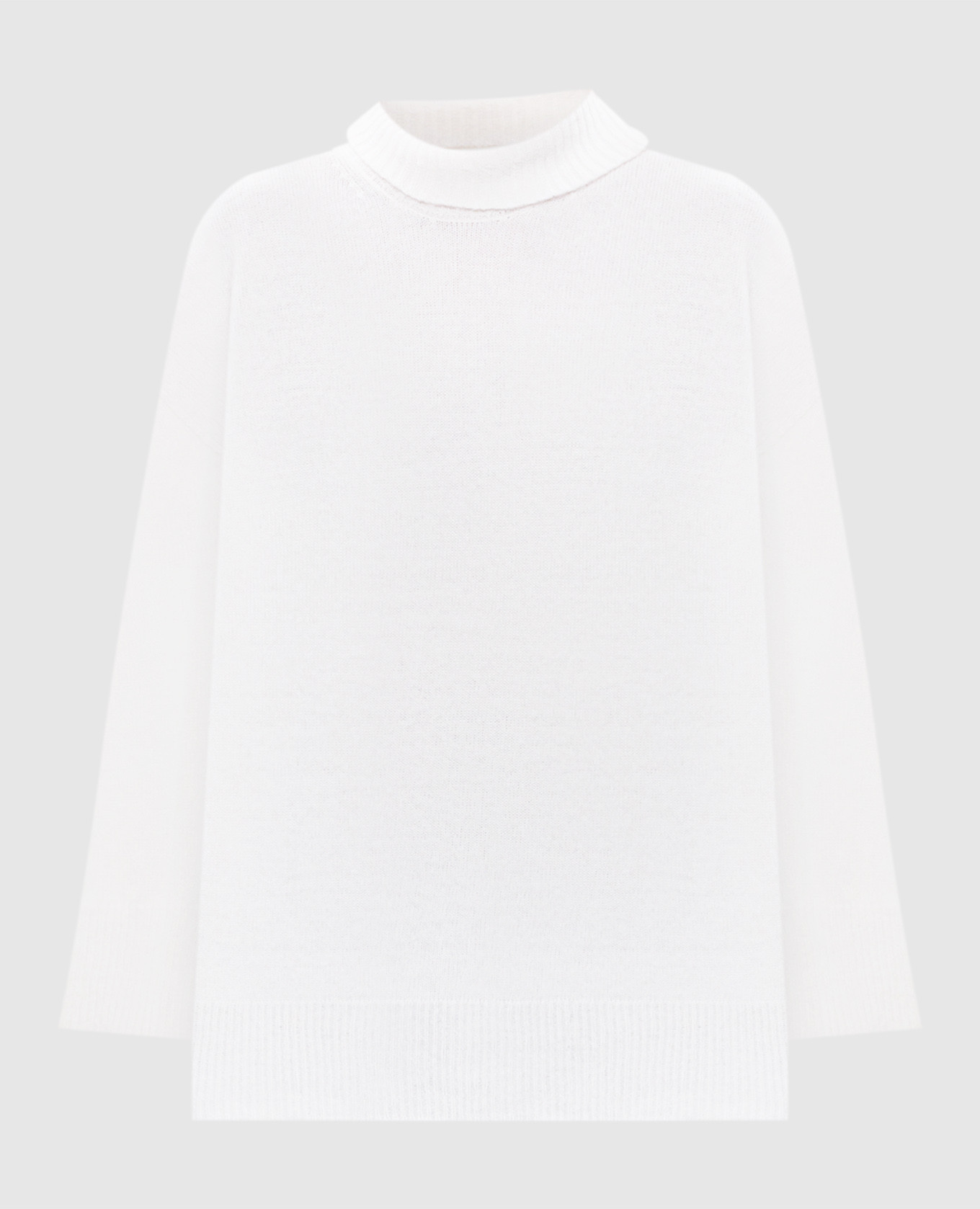 

White wool and cashmere sweater Solotre