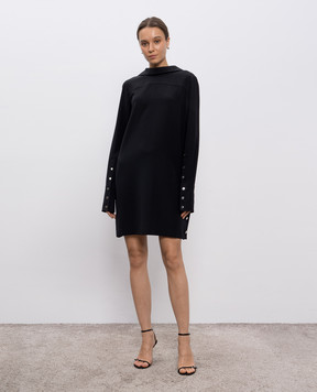 Max Mara Sportmax Black LEGUME silk dress LEGUME