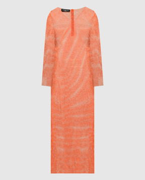 Santa Brands Orange maxi dress with crystals MAXIDRESS