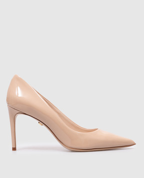 Babe Pay Pls Beige patent leather shoes 2018016027