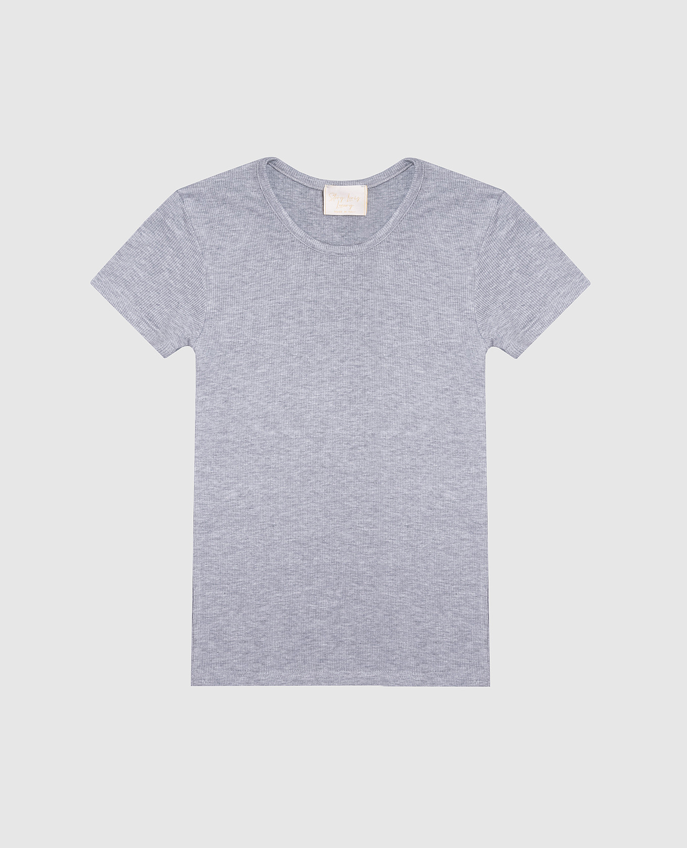 Children's gray t-shirt with a scar
