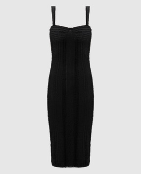 Charo Ruiz Olympia black dress with lace 255603