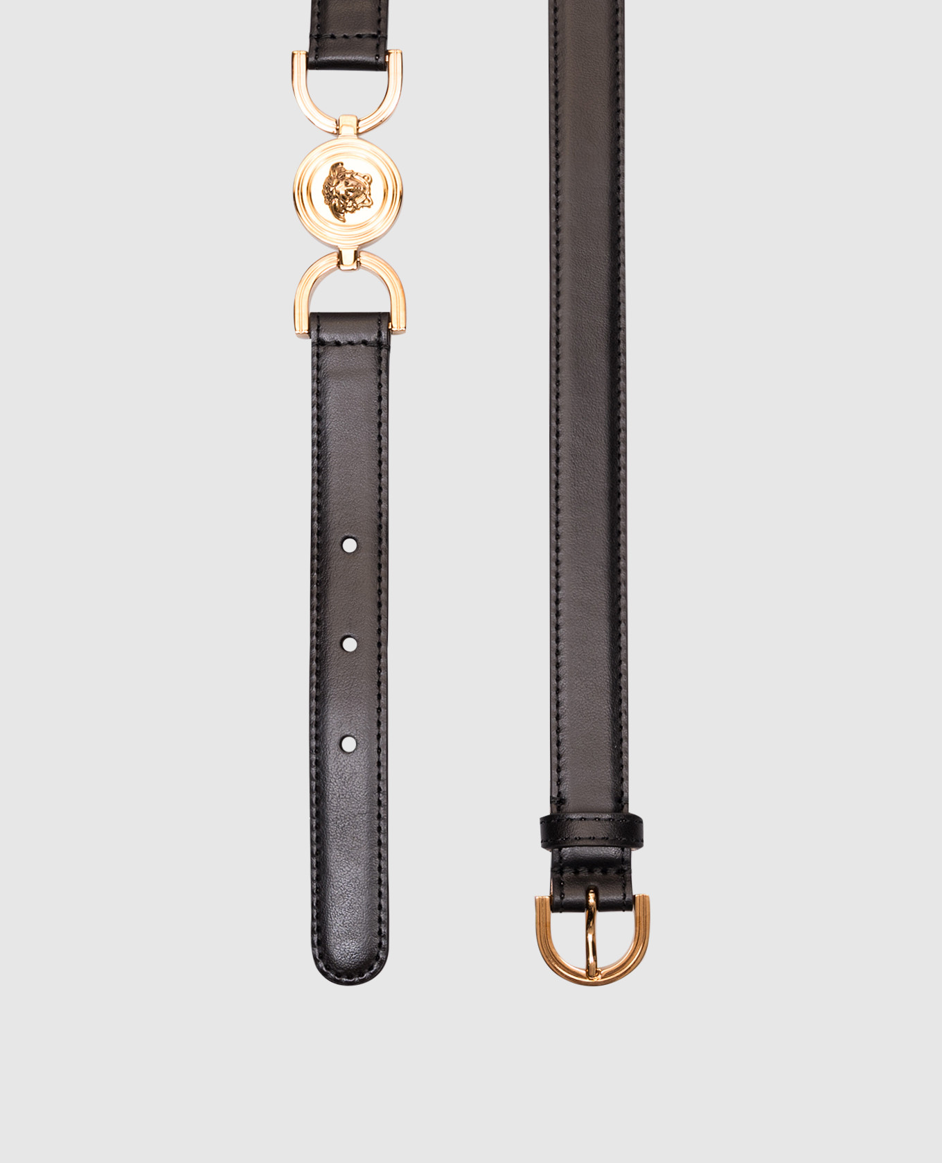 

Black leather belt with Medusa emblem 95 Versace