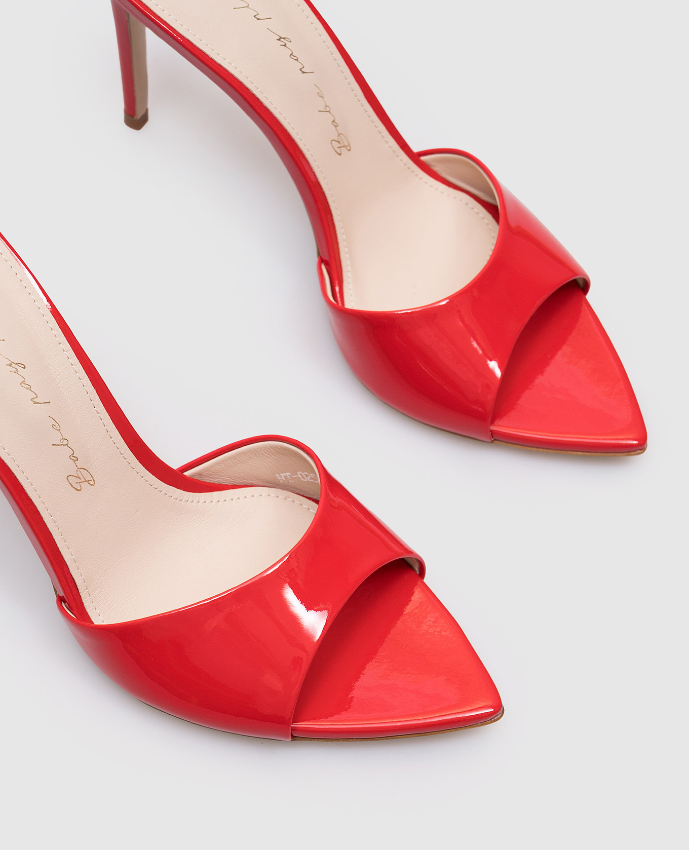 

Red patent leather mules Babe Pay Pls