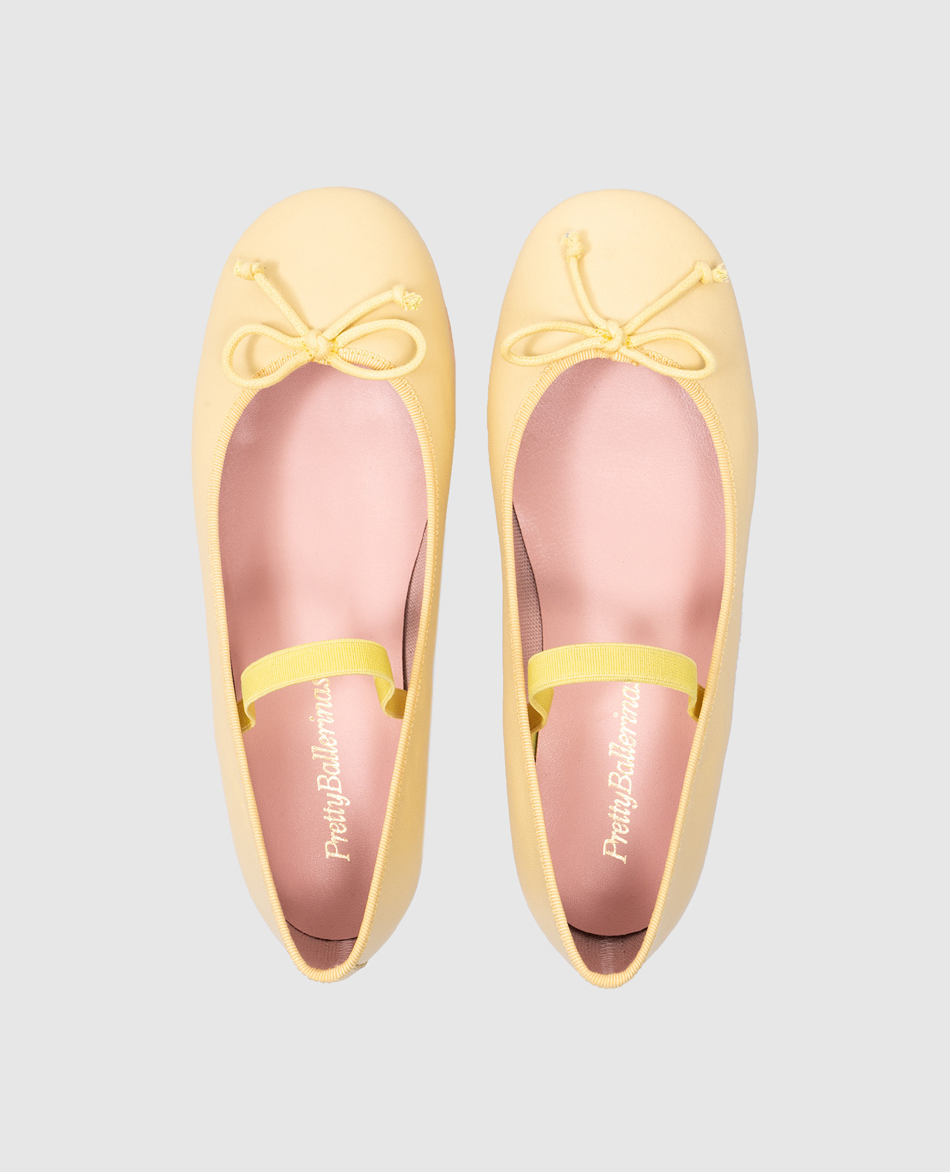 Hannah children's yellow leather ballet flats Pretty Ballerinas 4