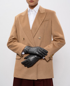 Sermoneta Gloves Gray leather gloves 3042BT