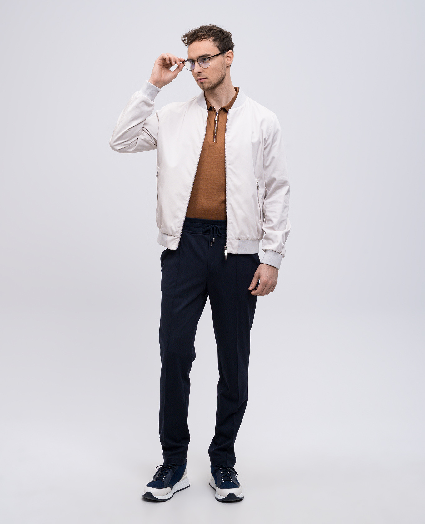 

Brown JERICHO polo shirt MooRER