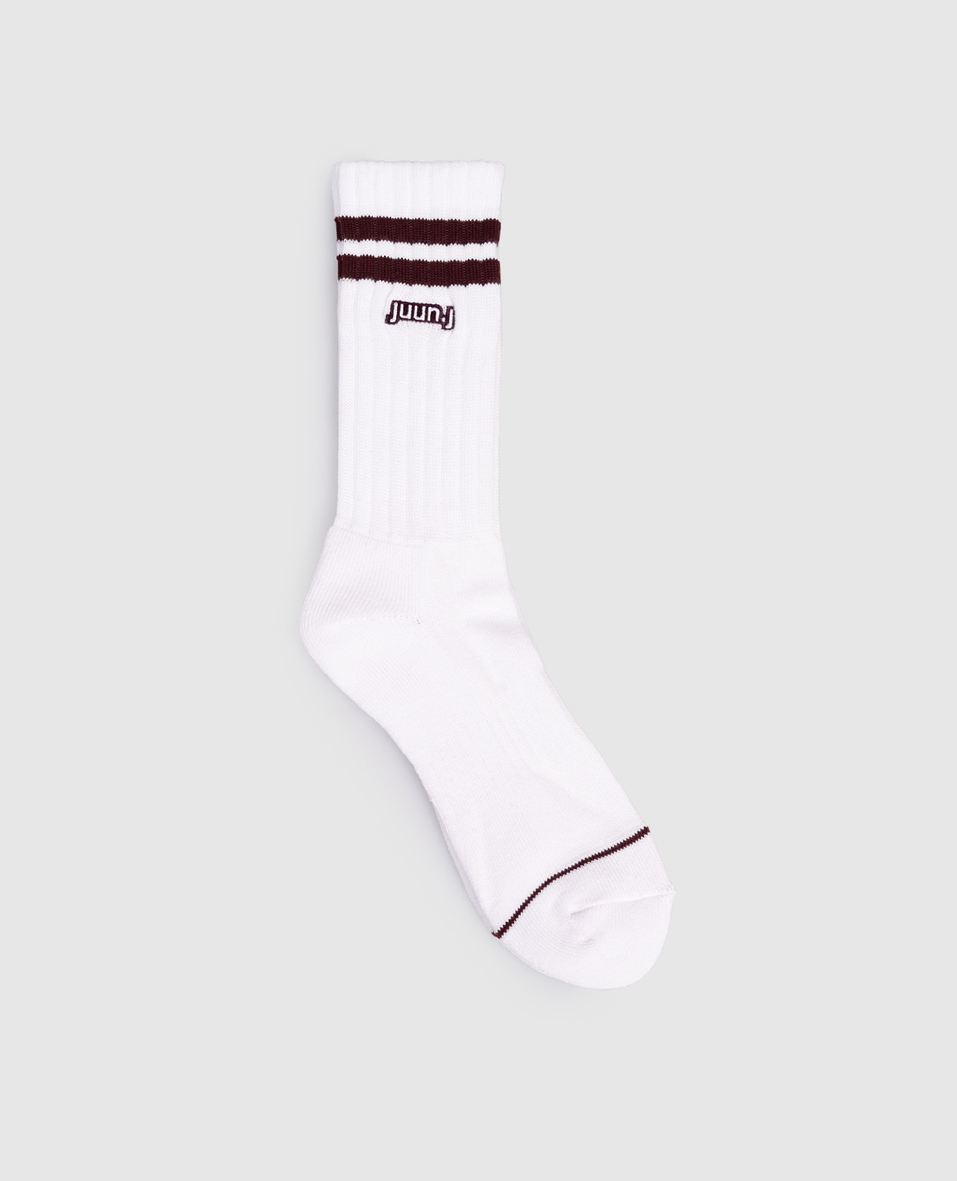 

White socks with logo Juun.j