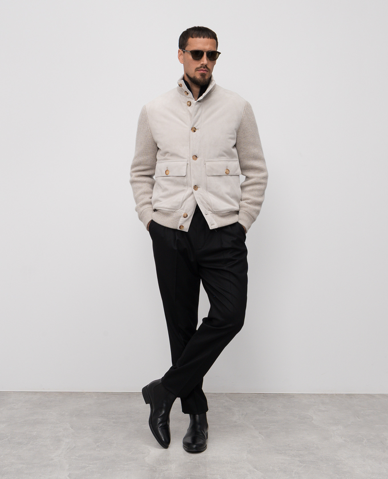 

Black wool pants Brunello Cucinelli