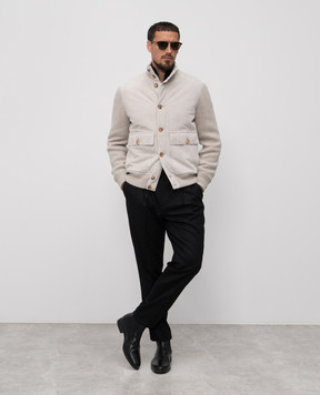 Brunello Cucinelli Black wool pants ME226E1710