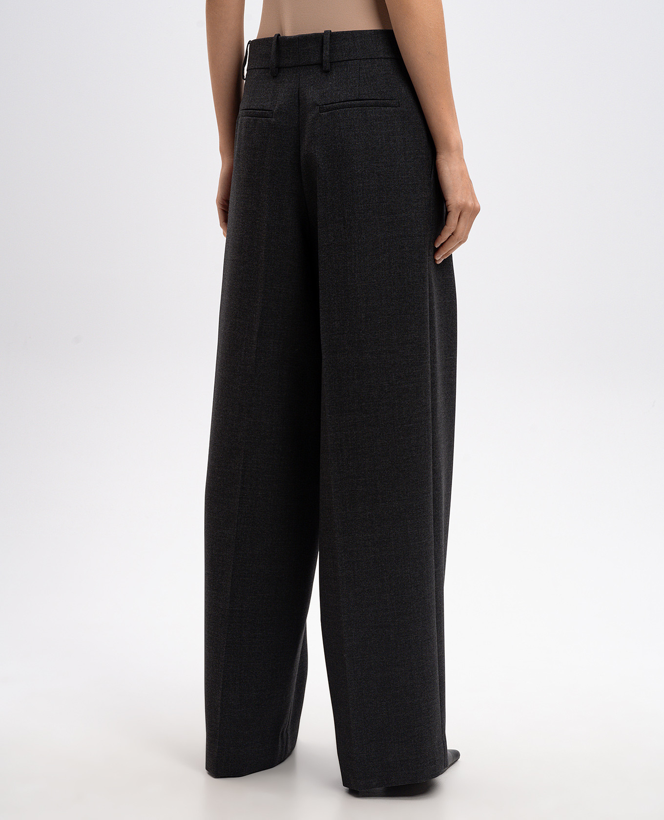 Gray pants made of wool Givenchy 4