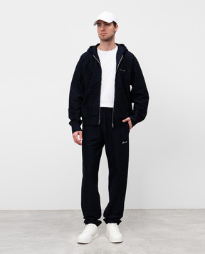 Givenchy Blue joggers with logo BM51DA3YPY