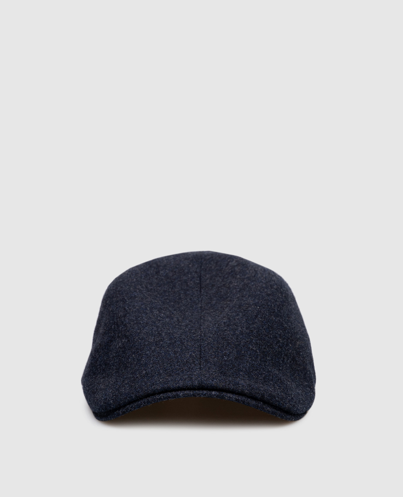 

Blue wool cap with logo embroidery Brunello Cucinelli
