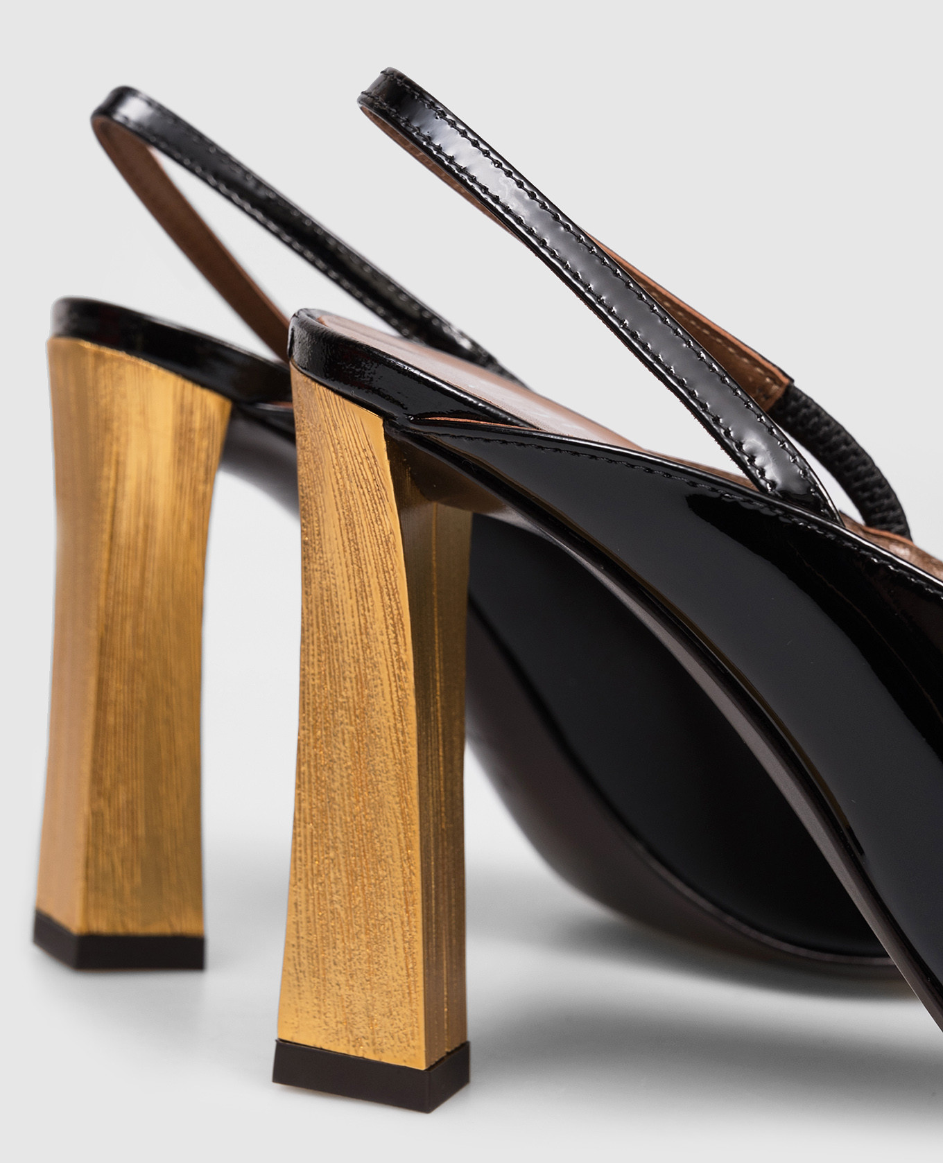 

Brenda black patent leather slingbacks Giuseppe Zanotti