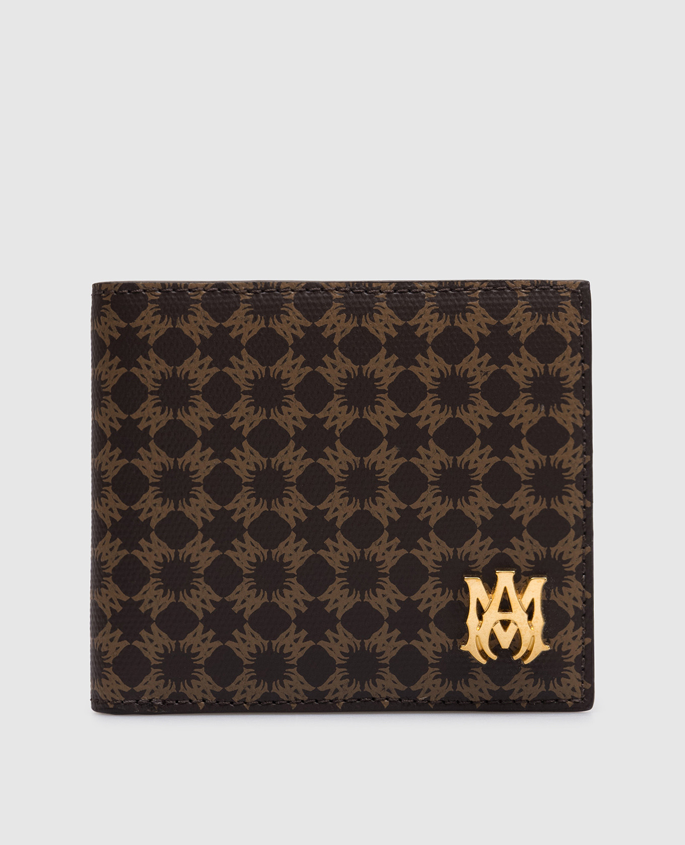 

Brown purse MA QUAD BI-FOLD AMIRI