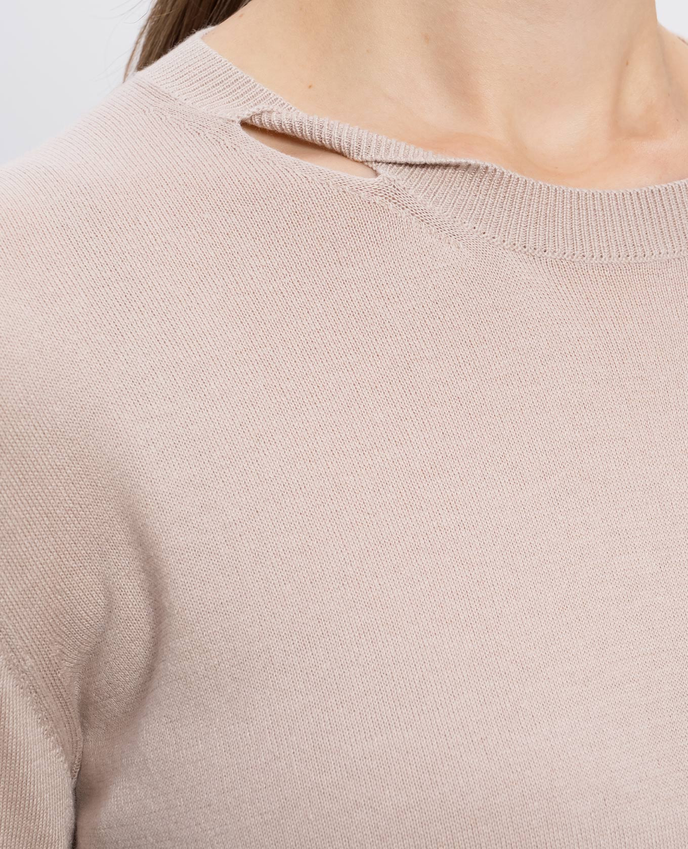 

Beige Nemi cashmere and silk jumper Ann Demeulemeester