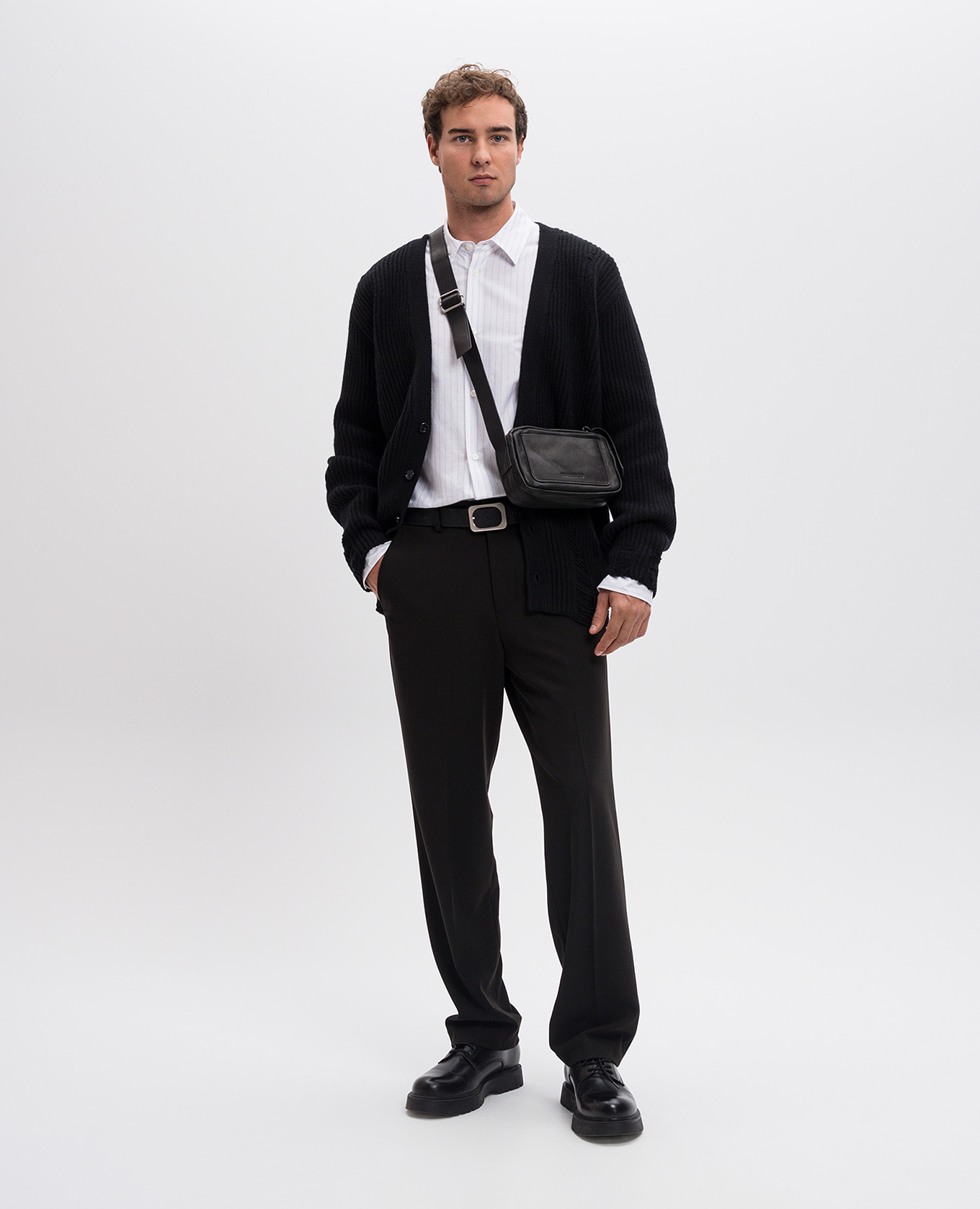 Benard white striped shirt Ann Demeulemeester 2