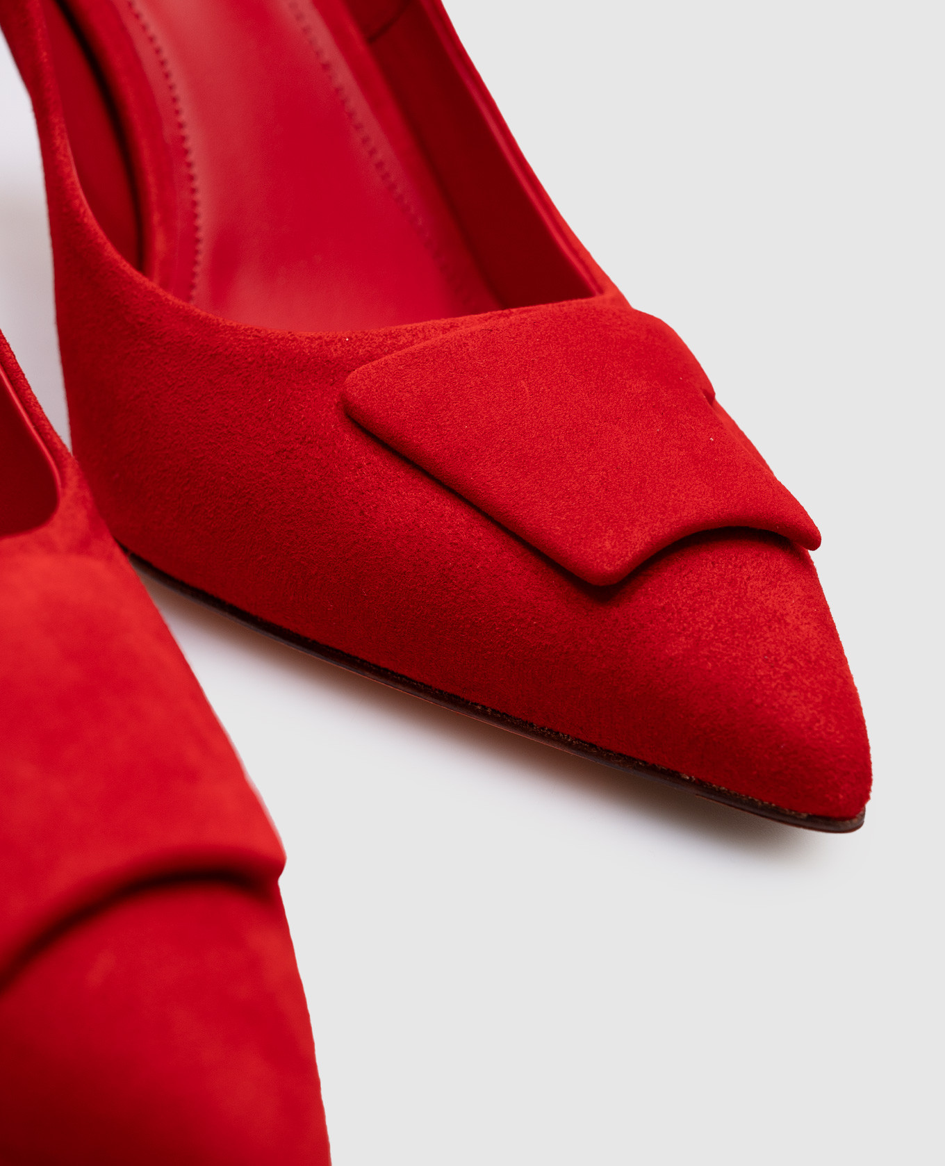 

Sibille red suede shoes Santoni