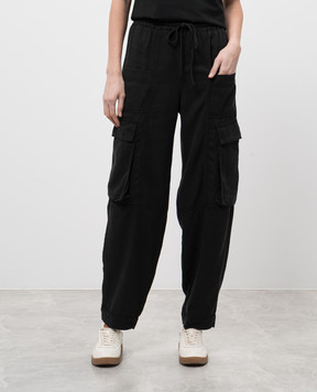 Twinset Black cargo with emblem 251TP2671