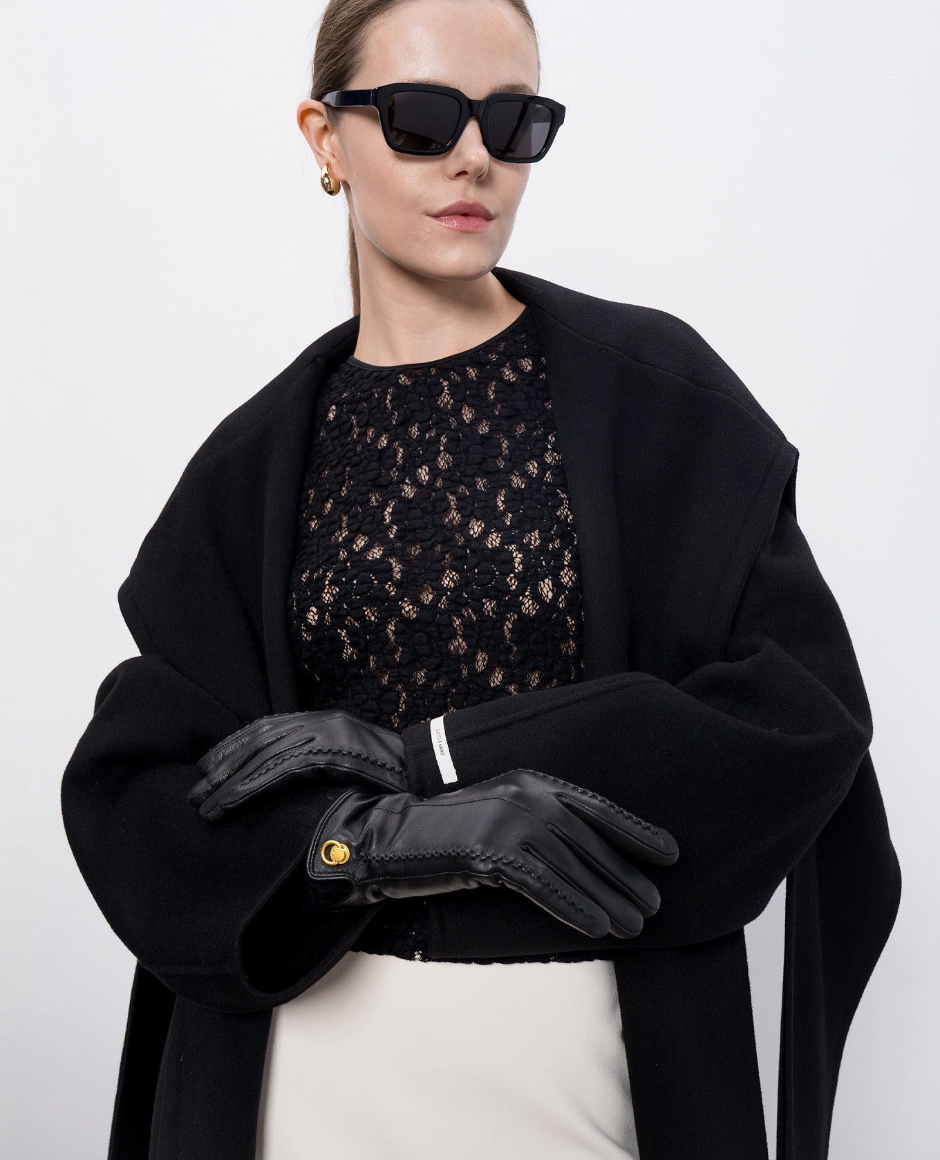 

Black leather gloves Gianni Chiarini