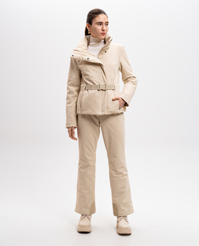 Goldbergh Beige down ski jacket ELEGANTE GB03010244