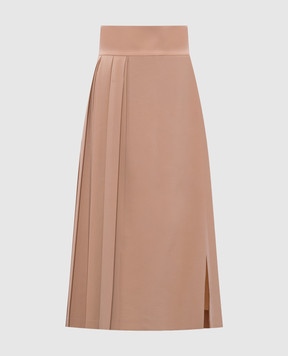 Ermanno Scervino Beige wool skirt D452O714IDF