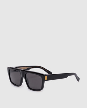 Dunhill Black sunglasses with logo engraving DU0055S