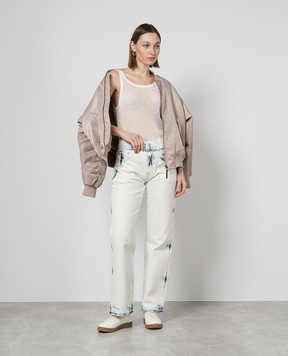 PROENZA SCHOULER White openwork top Kiki R2424009JY105