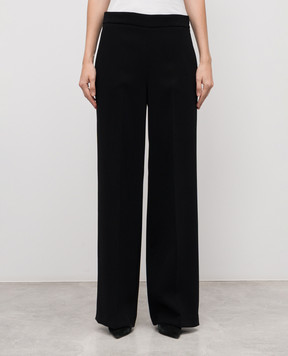 Twinset Black pants with logo 252TP2160