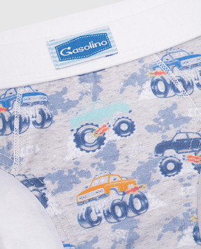 RiminiVeste Gasolino children's briefs with a print U3713