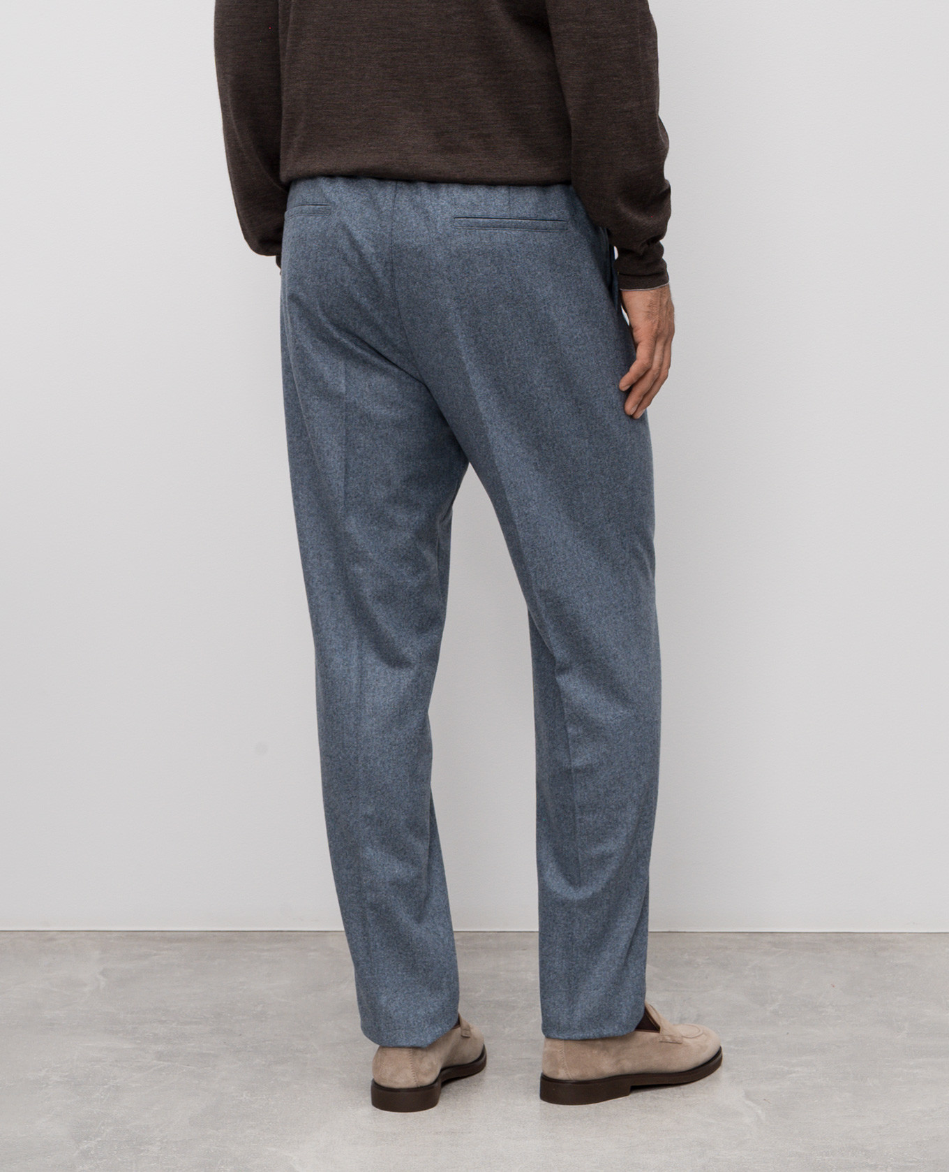 

Blue wool pants Brunello Cucinelli, Light blue