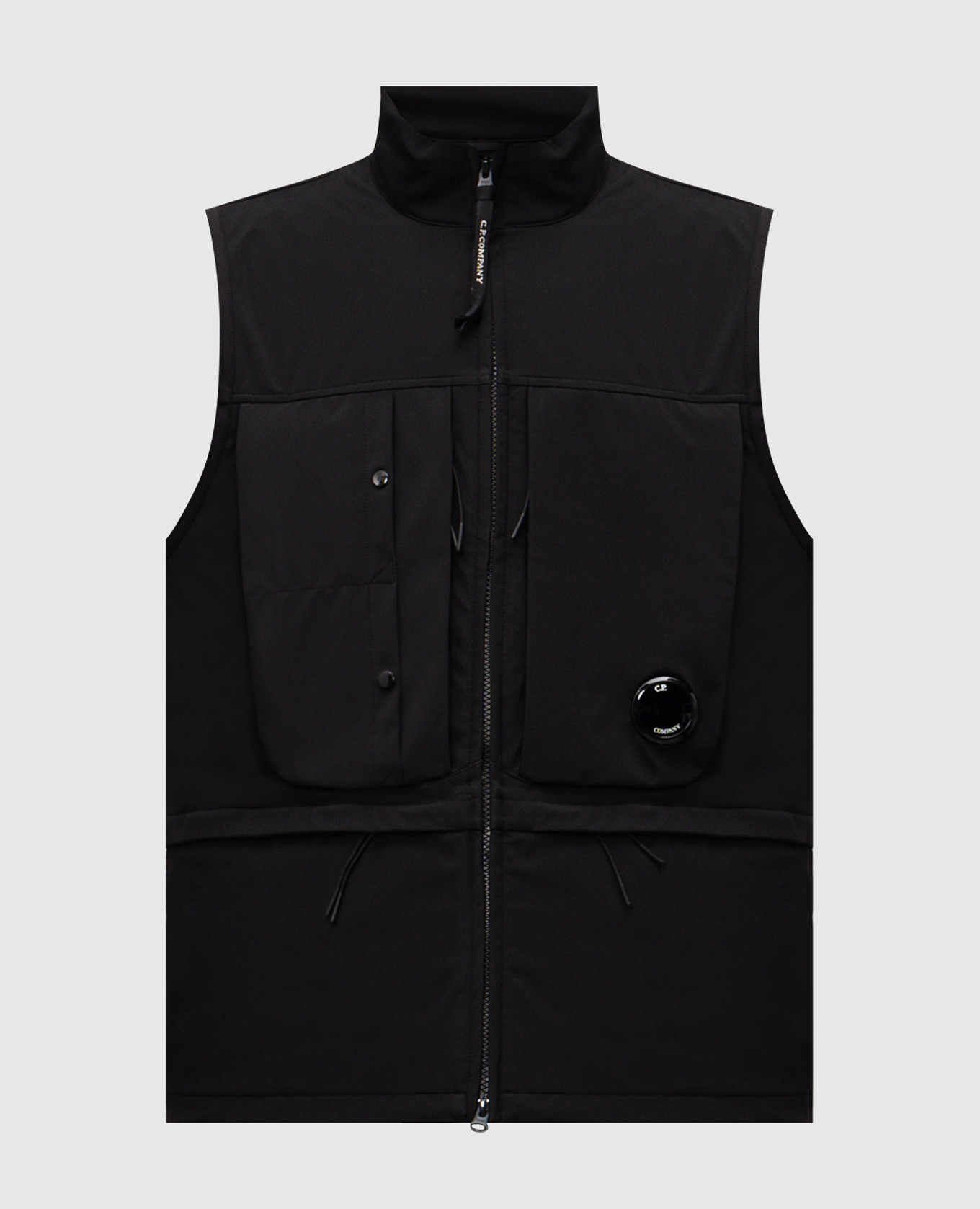 Black vest with logo C.P. Company