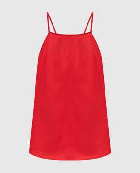 Twinset Red top with an open back 251TT2192